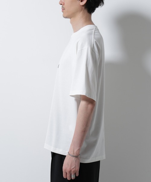 NANO universe tシャツ 「Art ＆ Craft」エディトリアル 刺繍T