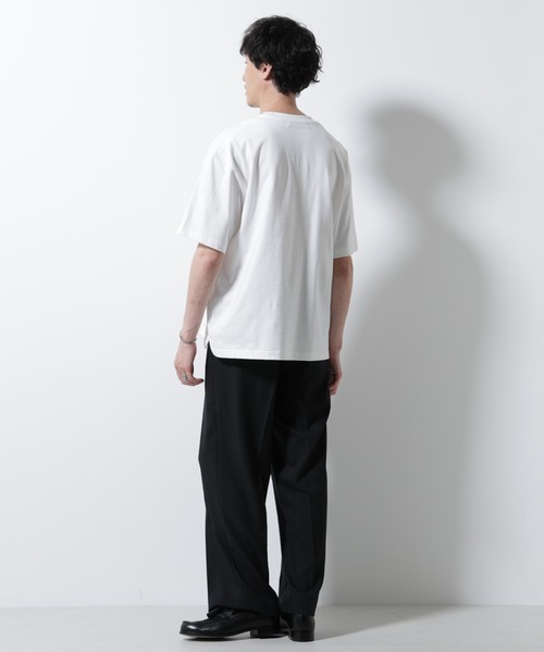 「Art ＆ Craft」エディトリアル 刺繍Tシャツ NANO universe tシャツ 「Art ＆ Craft」エディトリアル 刺繍T