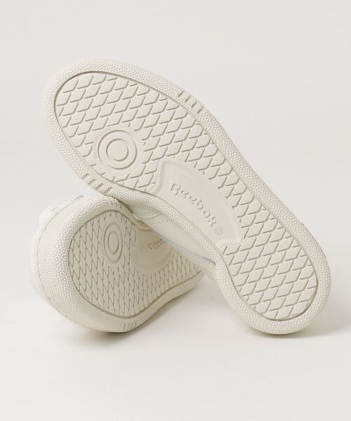 「Reebok」 ローカットスニーカー 24.5cm アイボリー メンズ_画像3