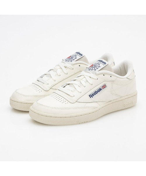 「Reebok」 ローカットスニーカー 24.5cm アイボリー メンズ_画像5