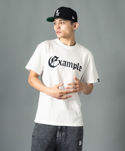 EXAMPLE（エグザンプル） tシャツ EXAMPLE OE LOGO COLLEGE S/S TEE