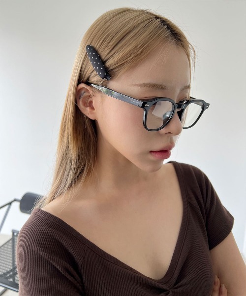 4INT. ヘアピン 「2pcs SET」クッション ドット ヘアピン : ZOZOTOWN