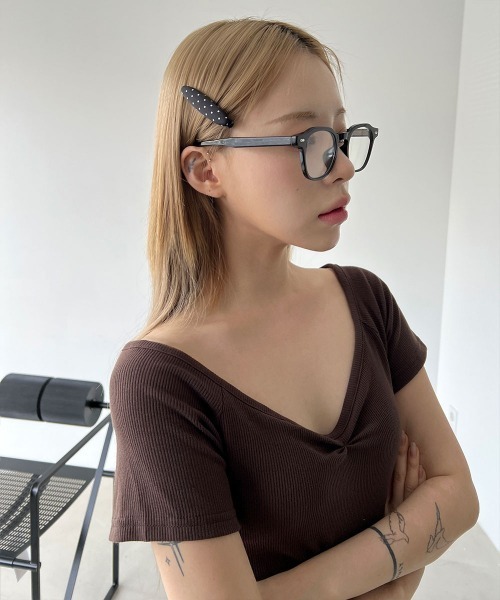 4INT. ヘアピン 「2pcs SET」クッション ドット ヘアピン : ZOZOTOWN