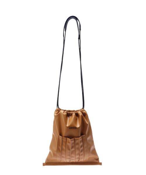 UN3D. ショルダーバッグ バッグ FAKE LEATHER ORIGAMI 2WAYPURSE