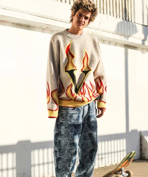 VOLCOM（ボルコム） セーター ニット Fergadelic Sweater /デザイン