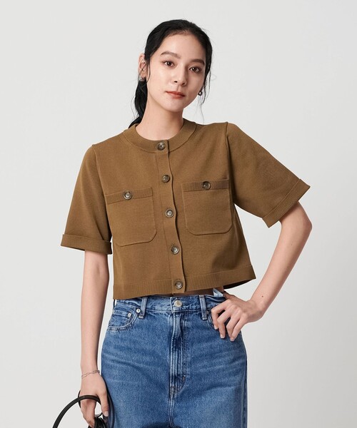 BEAUTY&YOUTH UNITED ARROWS 半袖カーディガン BEAUTY＆YOUTH UNITED ARROWS カーディガン ポリエステル