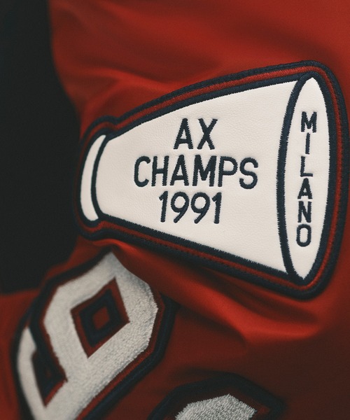 EMPORIO ARMANI パッチデザイン ブルゾン ジャケット 48 正規… ARMANI EXCHANGE ブルゾン アウター 「A|X アルマーニ エクスチェンジ