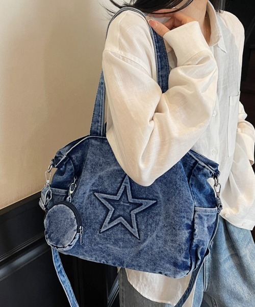 MARY ANN マリーアン 2way ハンドバッグ ショルダーバッグ デニム ショルダーバッグ バッグ 2WAYデニムバッグ レディース