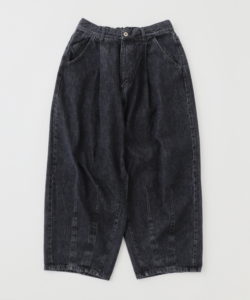 is-ness（イズネス） ジーンズ 5PK BALLOON PANTS (Enzyme Wash