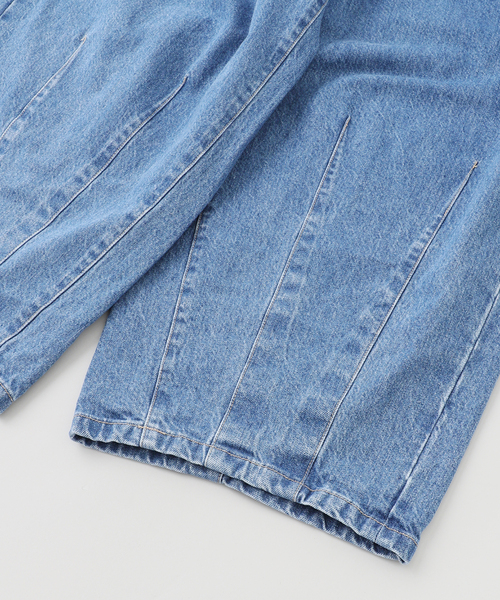 is-ness（イズネス） ジーンズ 5PK BALLOON PANTS (Enzyme Wash