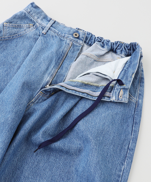 is-ness（イズネス） ジーンズ 5PK BALLOON PANTS (Enzyme Wash