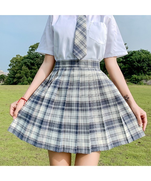 スカート JKスカート チェック柄プリーツミニスカート : ZOZOTOWN