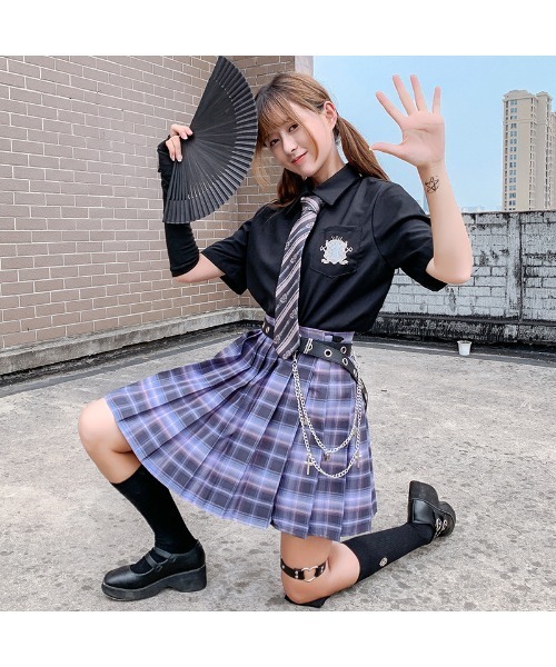 チェック柄プリーツミニスカート スカート JKスカート チェック柄プリーツミニスカート : ZOZOTOWN