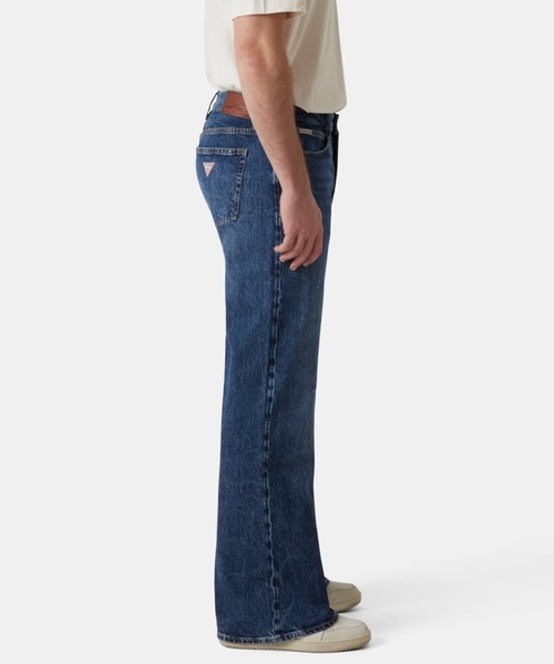 ワイドパンツ ジーンズ GUESS JEANS Relaxed Bootcut デニムパンツ 