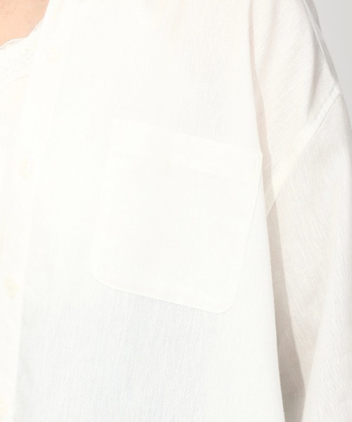 「MISCH MASCH」 長袖シャツ MEDIUM ベージュ レディース_画像3