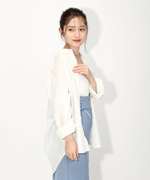 「MISCH MASCH」 長袖シャツ MEDIUM ベージュ レディース_画像7