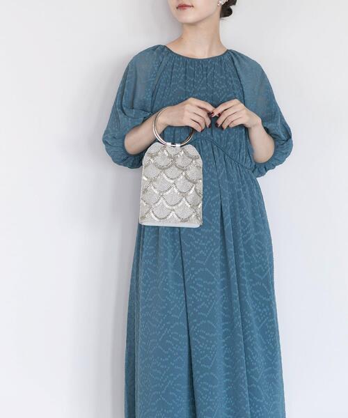 ワンピース ジャガードギャザーパフドレス : ZOZOTOWN Yahoo!店 - 通販  