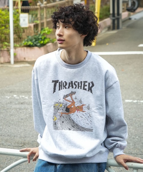 THRASHER（スラッシャー） トレーナー スウェット 裏起毛 「THRASHER 