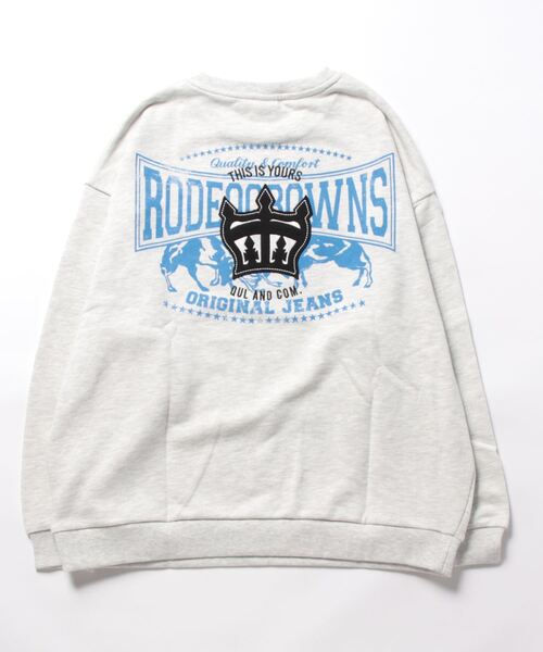 「RODEO CROWNS WIDE BOWL」 スウェットカットソー FREE スモークピンク レディース_画像4