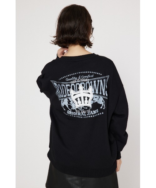 「RODEO CROWNS WIDE BOWL」 スウェットカットソー FREE スモークピンク レディース_画像9