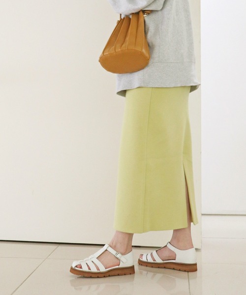 「MODE KAORI」 フラットサンダル 23cm ブラック レディース_画像6