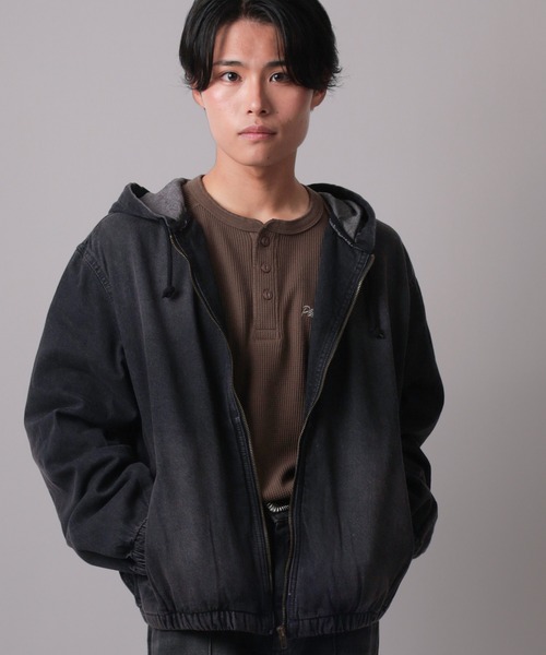 デニムジャケット gジャン 「83」ヴィンテージライク ウォッシュ加工