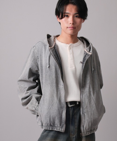 デニムジャケット gジャン 「83」ヴィンテージライク ウォッシュ加工