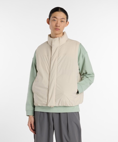 New Balance ベージュ ノースリーブダウンベスト New Balance（ニューバランス） ダウンベスト ベスト NB GREY ダウン