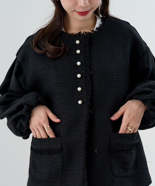 ANNA LUNA（アンナルナ） ジャケット ノーカラージャケット 上品