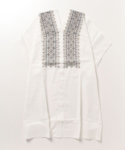 「terrace」 ノースリーブワンピース MEDIUM オフホワイト レディース_画像2