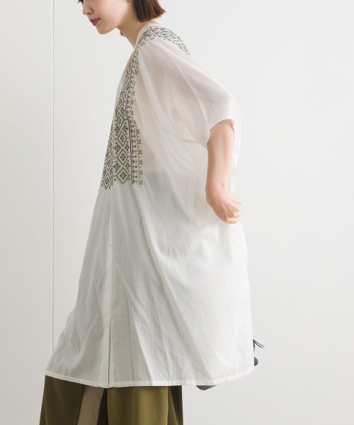 「terrace」 ノースリーブワンピース MEDIUM オフホワイト レディース_画像5