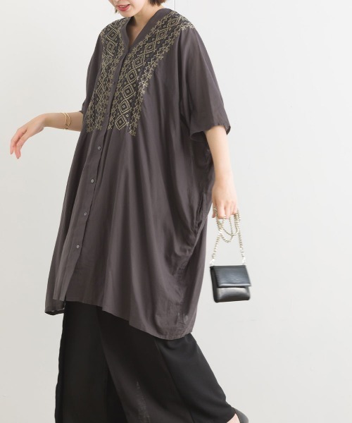 「terrace」 ノースリーブワンピース MEDIUM オフホワイト レディース_画像6