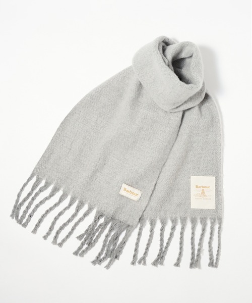 Barbour Ellison マフラー グレー　未使用 Barbour（バブアー） マフラー ストール 「Barbour」barbour ellison