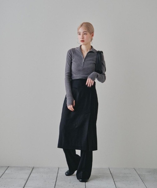 TODAYFUL ハーフジップ ウールニット グレー 楽天市場】【即日出荷】(セール20%OFF) TODAYFUL トゥデイフル Halfzip