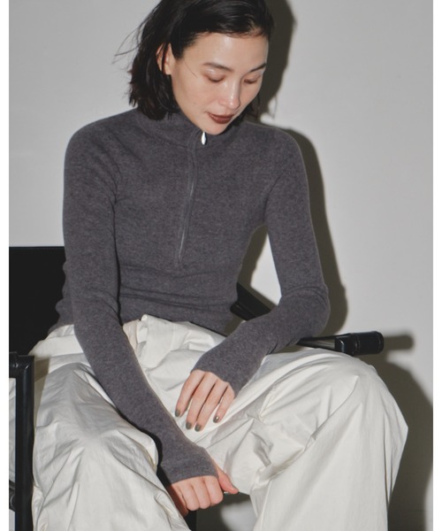 TODAYFUL 「TODAYFUL」 長袖ニット FREE グレー レディース : ZOZOTOWN
