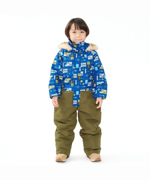 Jolly Jury カバーオール アウター JR新幹線電車柄スノーコンビ キッズ