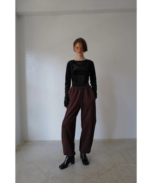 TRUNC トレーナー スウェット Half Zip Sweat SET UP レディース