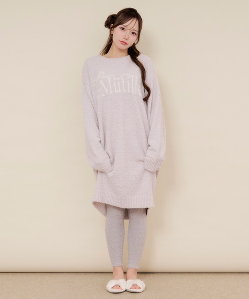 ルームウェア 部屋着 fluffy one-piece /モコモコワンピース