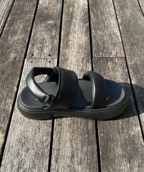 「PUMA」 フラットサンダル 23.0cm ブラック レディース_画像3
