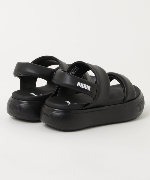 「PUMA」 フラットサンダル 23.0cm ブラック レディース_画像9