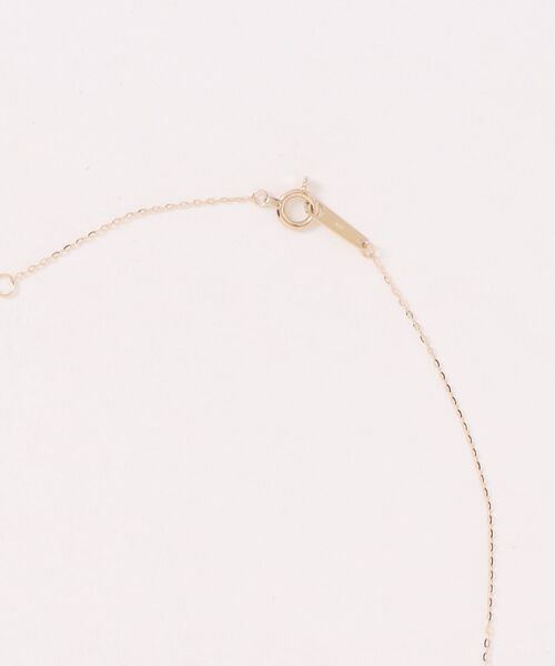 ネックレス K10  タンスイパール バーラインネックレス ( YG) レディースの画像
