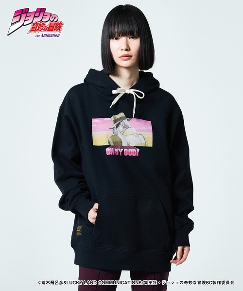 glamb（グラム） プルオーバーパーカー「ジョジョの奇妙な冒険コラボ