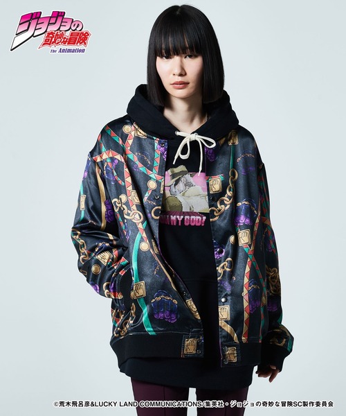 glamb（グラム） プルオーバーパーカー「ジョジョの奇妙な冒険コラボ