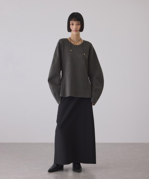 ADAM ET ROPE' FEMME ニット セーター ADAM ET ROPE'（アダムエロペ） ニット セーター スムースニット