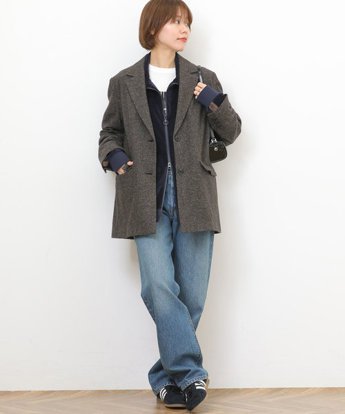 PUMA T7JKT ジップアップジャケット ネイビー 別注【PUMA / プーマ】T7JKT（その他ブルゾン／アウター）｜JOURNAL