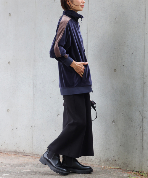 PUMA T7JKT ジップアップジャケット ネイビー ジャーナルスタンダード レリューム JOURNAL STANDARD relume 《WEB