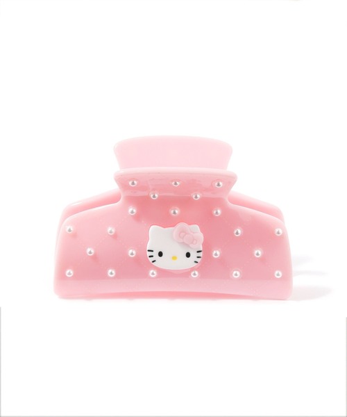 Me%（ミィパーセント） ヘアクリップ 「HELLO KITTY」キルティング