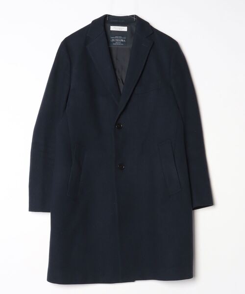 美品 ユナイテッドアローズ チェスターコート ネイビー サイズ44 Mサイズ BEAUTY＆YOUTH UNITED ARROWS チェスターコート LARGE ネイビー メンズ