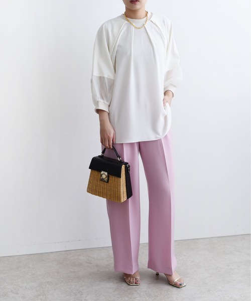 「Eimee Law」 長袖カットソー 38 グレイッシュベージュ レディース_画像3