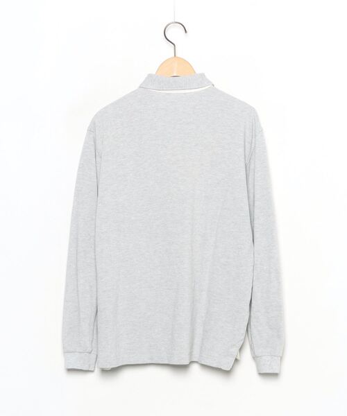 LACOSTE（ラコステ） 長袖ポロシャツ 4 グレー メンズ : ZOZOTOWN